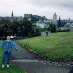 Fun in windy Edinburgh